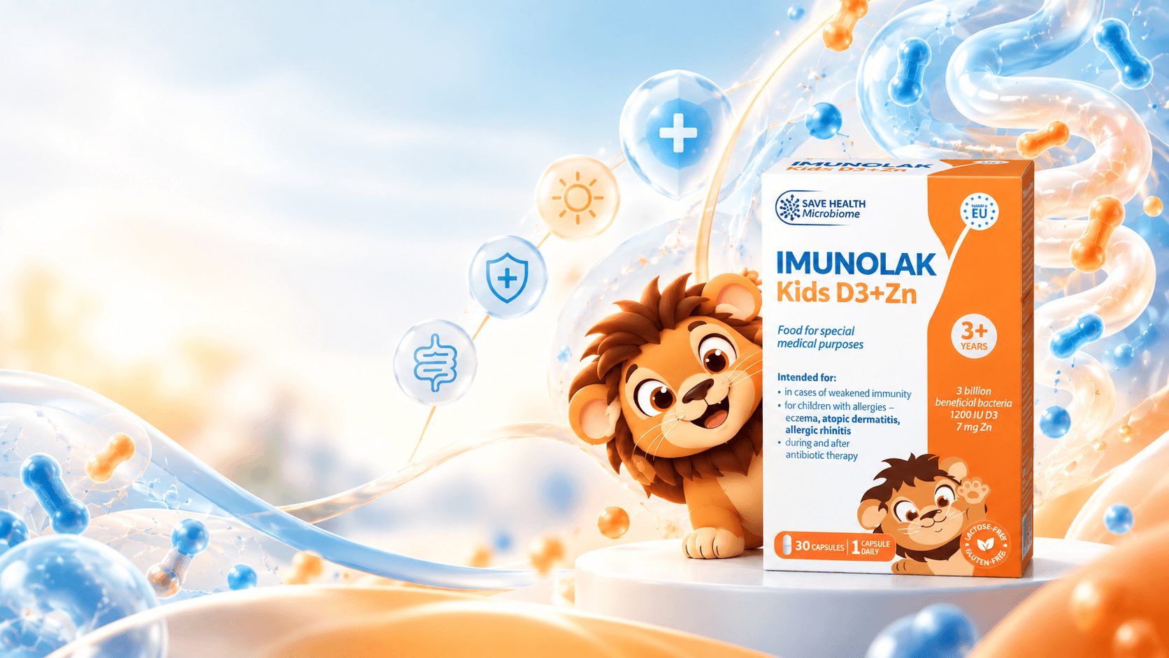 IMUNOLAK Kids D3 + Zn